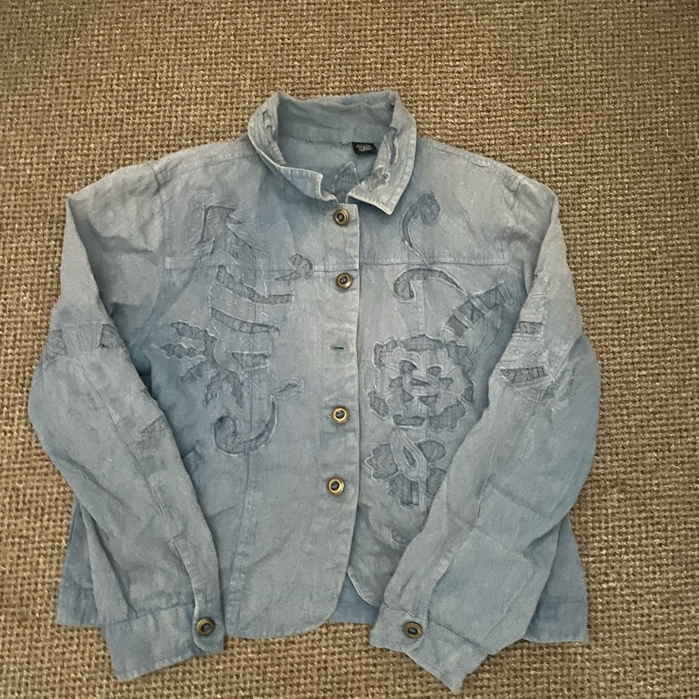 Fun denim jacket - Picture 3 of 4